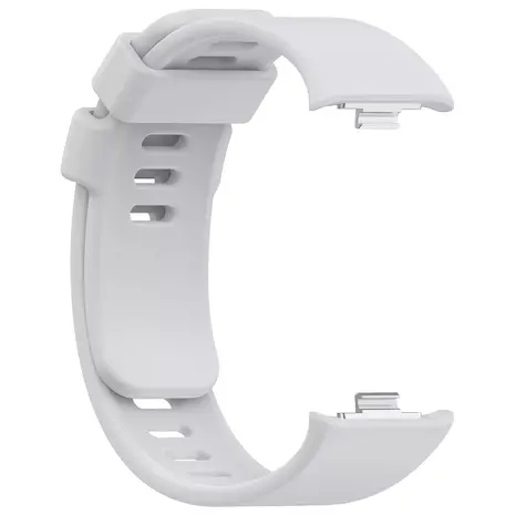 Strap-it® Strap-it Redmi Watch 4 siliconen bandje (lichtgrijs)