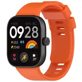 Strap-it® Xiaomi Smart Band 8 Pro siliconen bandje (oranje)