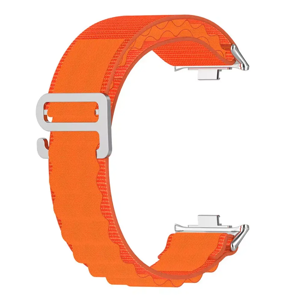 Strap-it® Strap-it Xiaomi Smart Band 8 Pro Alpine nylon bandje (oranje)