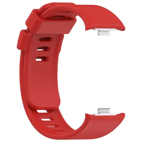 Strap-it® Strap-it Xiaomi Smart Band 9 Pro siliconen bandje (rood)