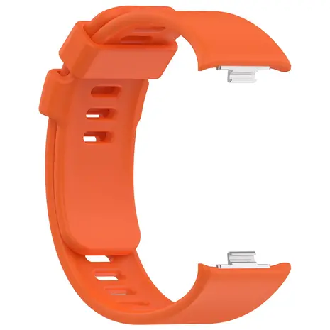 Strap-it® Strap-it Xiaomi Smart Band 9 Pro siliconen bandje (oranje)