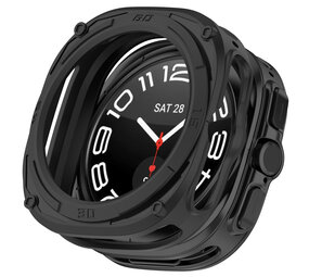 Strap-it® Galaxy Watch Ultra Rugged TPU case (zwart) Strap-it® Galaxy Watch Ultra Rugged TPU case (zwart)