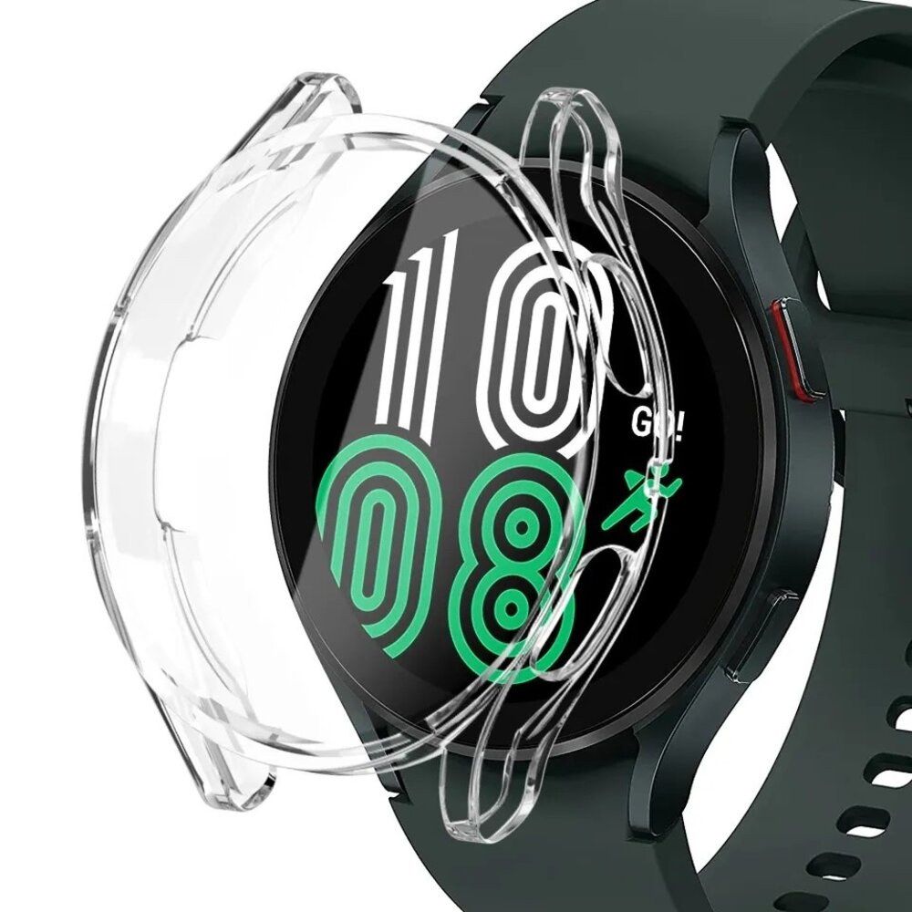 Strap-it® Strap-it Galaxy Watch 4 - 44mm TPU case (transparant)