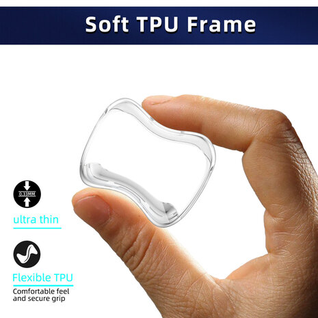 Strap-it® Strap-it Versa 4/Sense 2 TPU case (transparant)