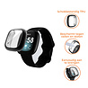 Strap-it® Strap-it Fitbit Versa 3 TPU case (zwart)