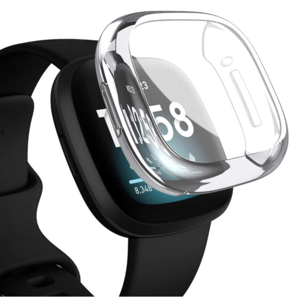 Strap-it® Strap-it Fitbit Versa 3 TPU case (transparant)