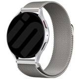 Strap-it® Samsung Galaxy Watch 6 Classic 43mm Milanese band (titanium)