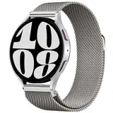 Strap-it® Samsung Galaxy Watch 6 - 40mm Milanese band (titanium) Strap-it® Samsung Galaxy Watch 6 - 40mm Milanese band (titanium)