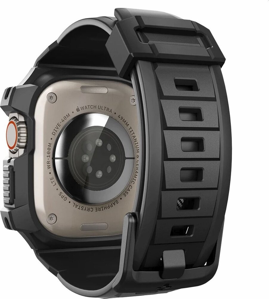 Spigen Spigen Apple Watch Ultra Rugged Armor Pro bandje (zwart)
