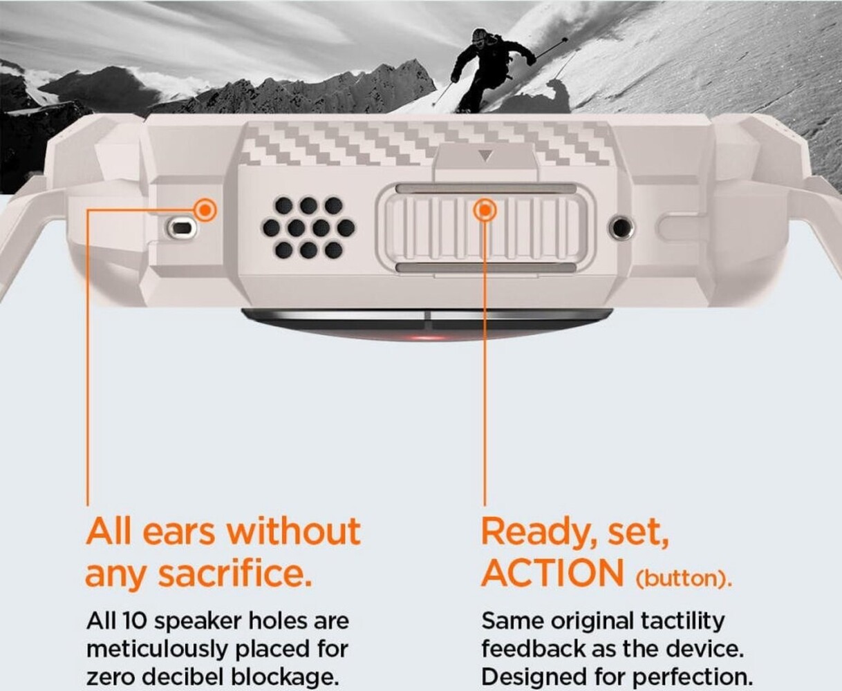 Spigen Spigen Apple Watch Ultra Rugged Armor bandje (Beige)