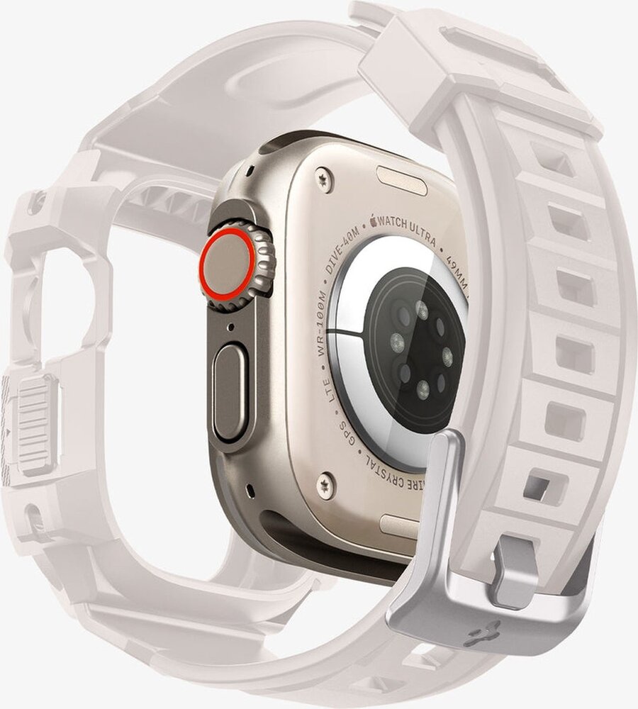 Spigen Spigen Apple Watch Ultra Rugged Armor bandje (Beige)