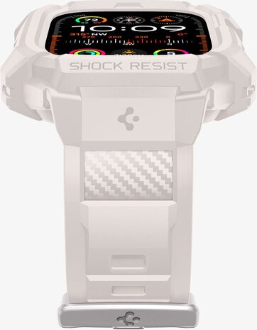 Spigen Spigen Apple Watch Ultra Rugged Armor bandje (Beige)