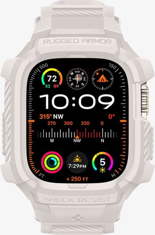 Spigen Spigen Apple Watch Ultra Rugged Armor bandje (Beige)