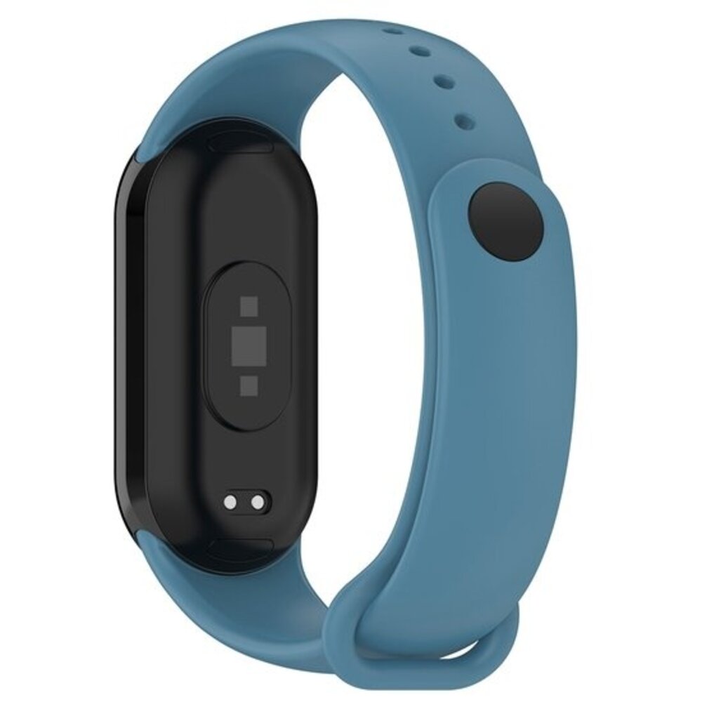 Strap-it® Strap-it Xiaomi Smart Band 8 siliconen bandje (grijsblauw)