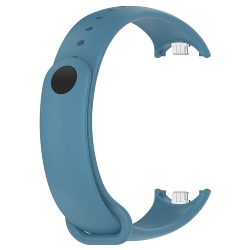 Strap-it® Strap-it Xiaomi Smart Band 8 siliconen bandje (grijsblauw)