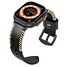Strap-it® Strap-it Apple Watch Stitched leren band (zwart) Strap-it® Strap-it Apple Watch Stitched leren band (zwart)