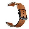 Strap-it® Strap-it Samsung Galaxy Watch 3 - 41mm Stitched leren band (bruin) Strap-it® Strap-it Samsung Galaxy Watch 3 - 41mm Stitched leren band (bruin)