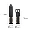 Strap-it® Strap-it Polar Unite Stitched leren band (zwart) Strap-it® Strap-it Polar Unite Stitched leren band (zwart)