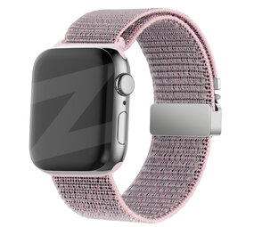Bandz Bandz Apple Watch nylon band 'Classic' met P-buckle (pink sand)