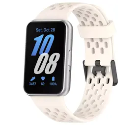 Strap-it® Samsung Galaxy Fit 3 ademend siliconen bandje (sterrenlicht)