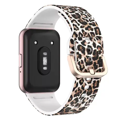 Strap-it® Strap-it Lucky Leopard Samsung Galaxy Fit 3 bandje Strap-it® Strap-it Lucky Leopard Samsung Galaxy Fit 3 bandje