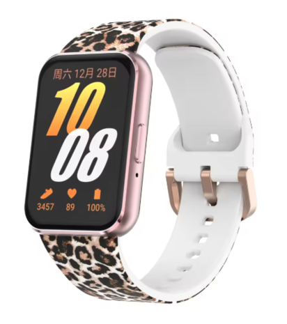 Strap-it® Strap-it Lucky Leopard Samsung Galaxy Fit 3 bandje Strap-it® Strap-it Lucky Leopard Samsung Galaxy Fit 3 bandje