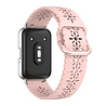Strap-it® Strap-it Samsung Galaxy Fit 3 siliconen bandje met patroon (roze) Strap-it® Strap-it Samsung Galaxy Fit 3 siliconen bandje met patroon (roze)