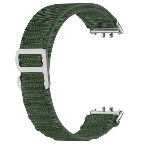 Strap-it® Strap-it Samsung Galaxy Fit 3 alpine nylon bandje (groen)
