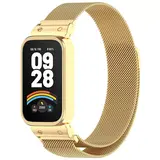 Strap-it® Xiaomi Smart Band 9 Active Milanese band (goud)