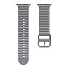 Strap-it® Strap-it Apple Watch Wave siliconen bandje (donkergrijs) Strap-it® Strap-it Apple Watch Wave siliconen bandje (donkergrijs)