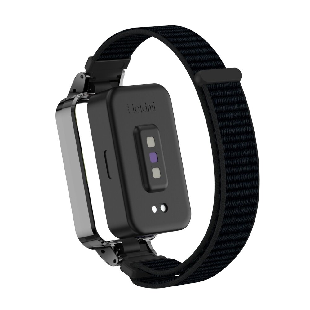 Strap-it® Strap-it Xiaomi Smart Band 9 Active nylon bandje (zwart) Strap-it® Strap-it Xiaomi Smart Band 9 Active nylon bandje (zwart)