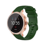 Strap-it® Fossil Gen 4 Venture (HR) siliconen bandje (legergroen)