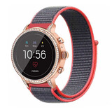 Strap-it® Fossil Gen 4 Venture (HR) nylon band (bright powder)