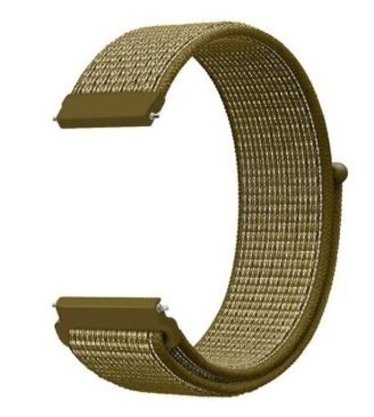 Strap-it® Strap-it Fossil Gen 4 Explorist (HR) nylon band (olijf) Strap-it® Strap-it Fossil Gen 4 Explorist (HR) nylon band (olijf)