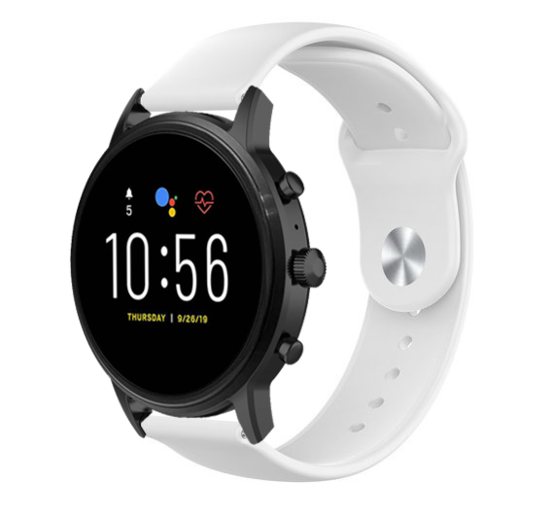 Strap-it® Strap-it Fossil Gen 4 Explorist (HR) sport band (wit)