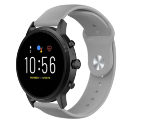 Strap-it® Fossil Gen 4 Explorist (HR) sport band (grijs)