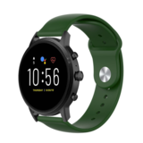 Strap-it® Fossil Gen 4 Explorist (HR) sport band (legergroen)