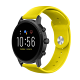 Strap-it® Fossil Gen 4 Explorist (HR) sport band (geel)