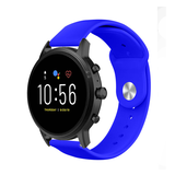 Strap-it® Fossil Gen 4 Explorist (HR) sport band (blauw)