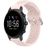 Strap-it® Fossil Gen 4 Explorist (HR) siliconen bandje met gaatjes (roze)
