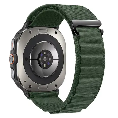 Strap-it® Strap-it Samsung Galaxy Watch Ultra Alpine band (groen)