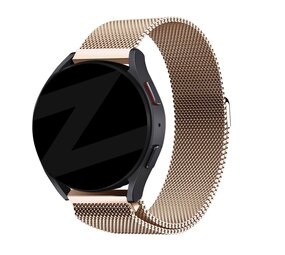Bandz Bandz Amazfit Active 2 Milanese loop band (rosé goud)