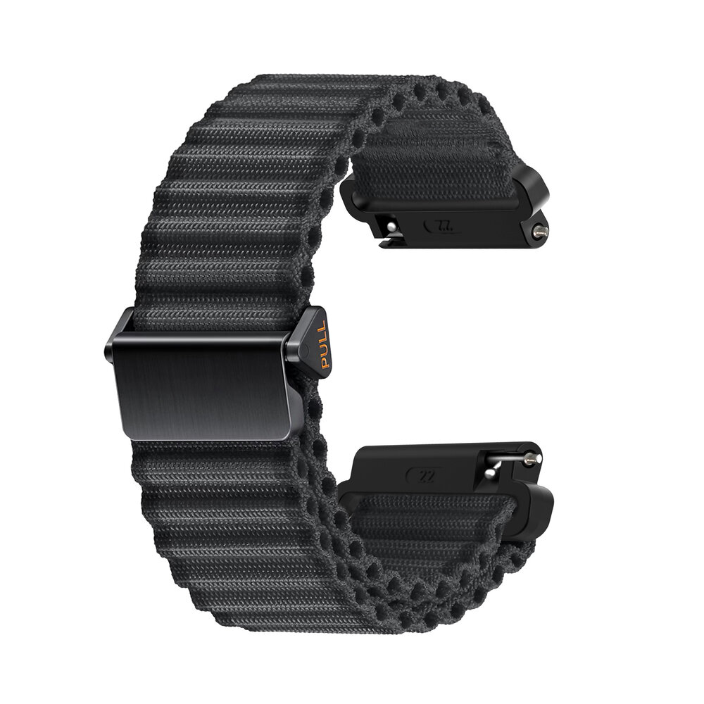 Strap-it® Strap-it 20mm outdoor nylon bandje (zwart)