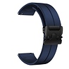 Strap-it® Strap-it Amazfit GTS 3 siliconen band met P-buckle (donkerblauw) Strap-it® Strap-it Amazfit GTS 3 siliconen band met P-buckle (donkerblauw)