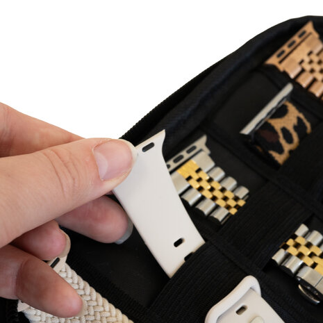 Strap-it® Strap-it Luxe opbergtasje voor smartwatch bandjes (grijs) Strap-it® Strap-it Luxe opbergtasje voor smartwatch bandjes (grijs)