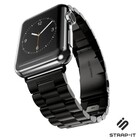 Strap-it® Strap-it Apple Watch Ultra stalen band (zwart)