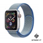Strap-it® Strap-it Apple Watch 8 nylon bandje (blauw)