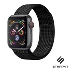Strap-it® Strap-it Apple Watch 8 nylon bandje (zwart)