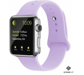 Strap-it® Apple Watch 8 silicone band (lila)