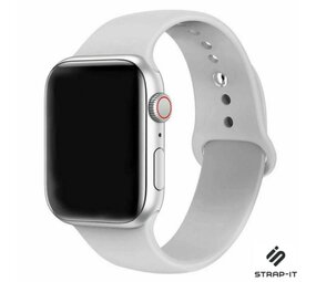 Strap-it® Apple Watch Ultra silicone band (grijs)
